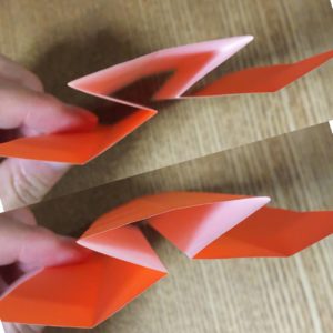 折り紙 紙衣 かみぎぬ 浴衣 ゆかた カンタン 小学校低学年でも作れる 七夕かざり 夏のおりがみ あんこの生活記録