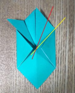 緑の折り紙