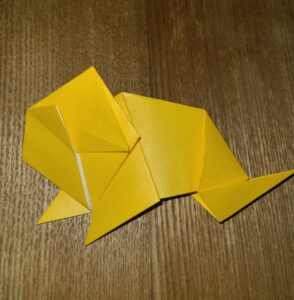 折り紙動物園 ライオン 座り 小学校低学年でも作れる 動物の折り紙 あんこの生活記録